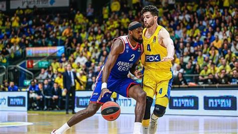 Anadolu Efes - Maccabi Tel Aviv maçı ne zaman, saat kaçta? EuroLeague 26. hafta karşılaşması hangi kanalda?- Son Dakika Spor Haberleri